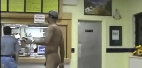  Guy Walks into fast food restaurant naked